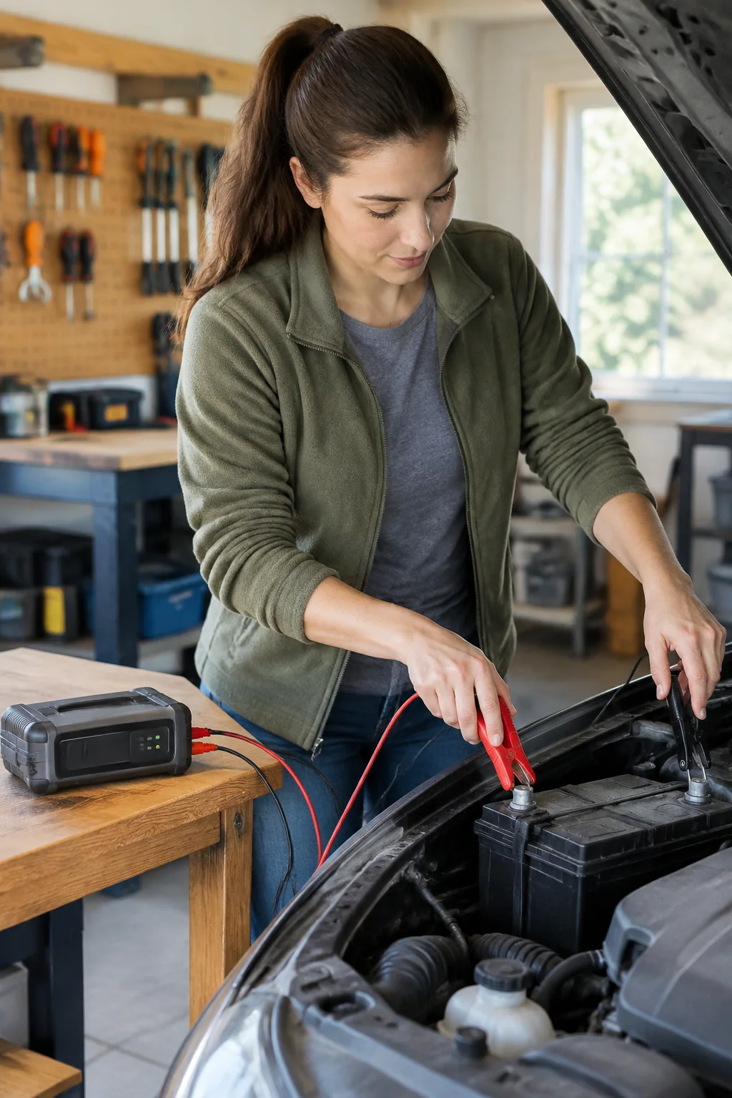 a battery charger and maintainer arranged for a practical automotive buying guide