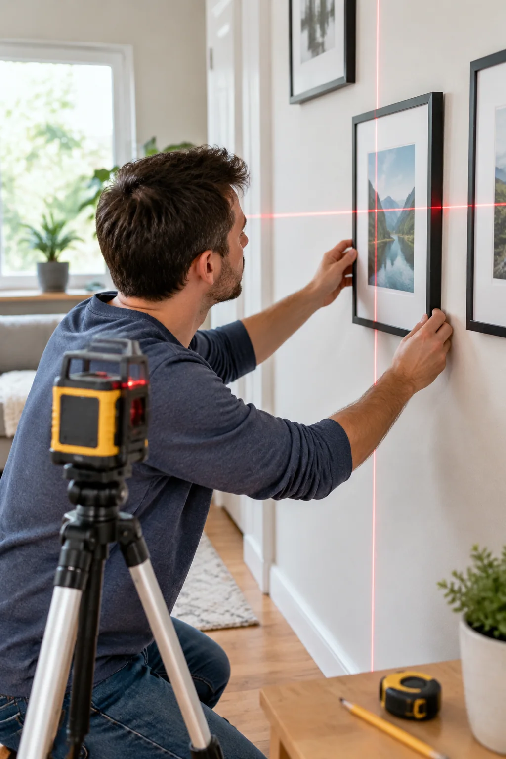 a small laser level arranged for a practical tools buying guide