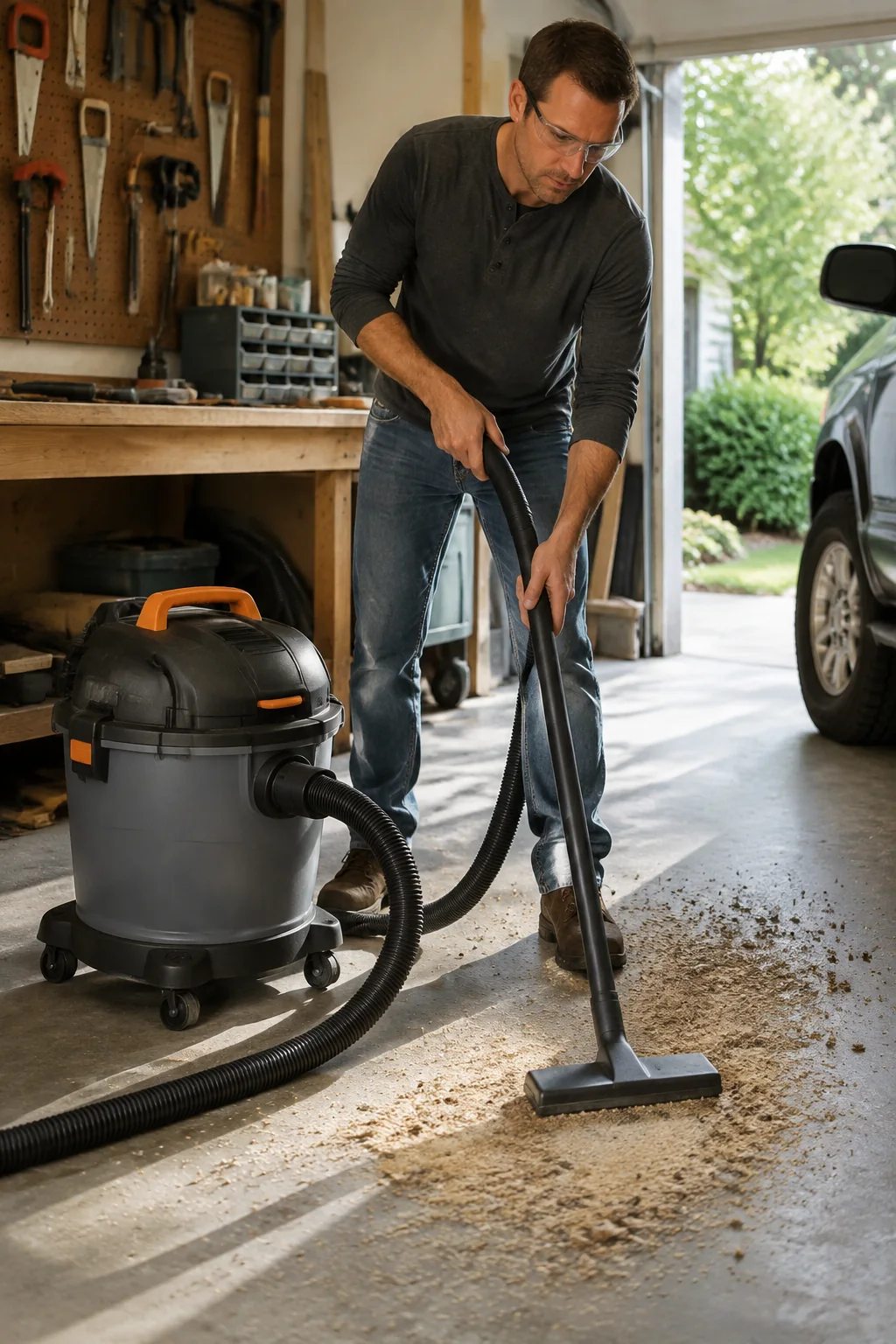 a wet dry shop vacuum arranged for a practical equipment buying guide
