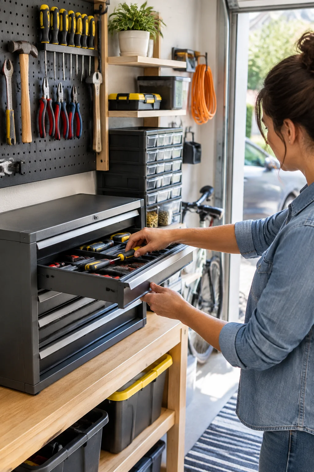 a compact tool organizer arranged for a practical tools buying guide