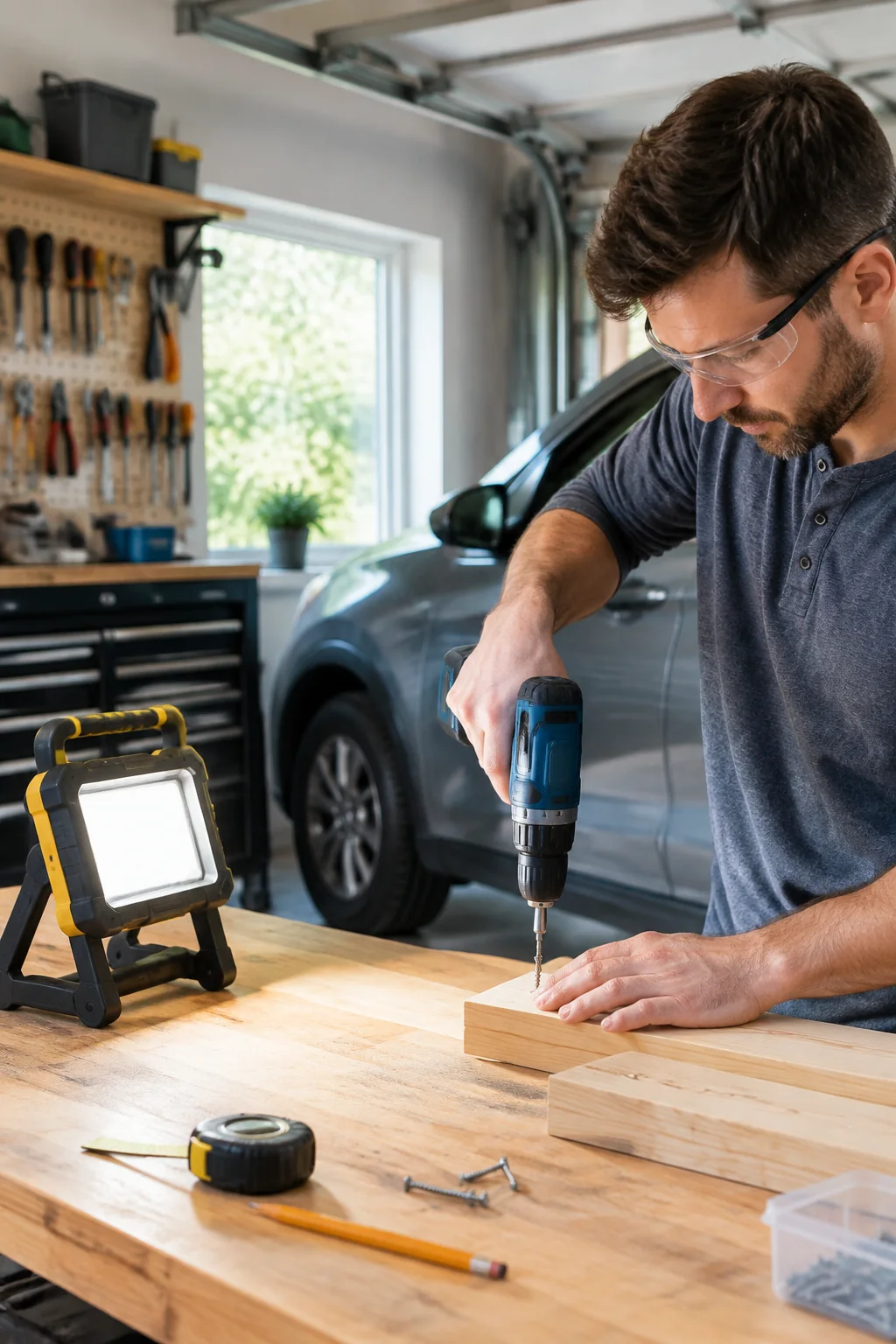 a rechargeable work light arranged for a practical equipment buying guide